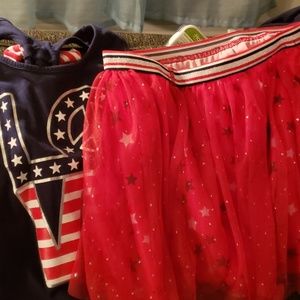 Girls 14-16  skirt and shirt